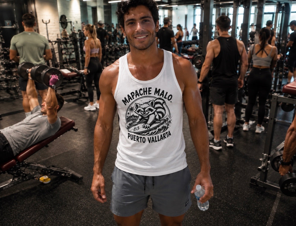 Camiseta sin Mangas Blanco/White Tank Top