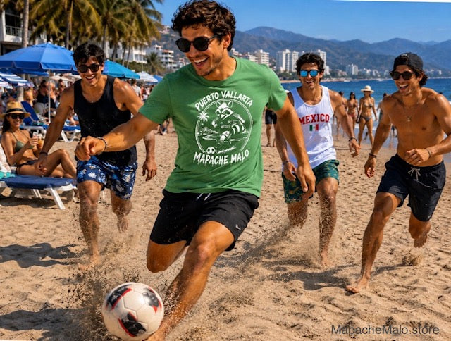 Camiseta de Fútbol Verde del Equipo Mapache Malo/Team Mapache Malo Green Soccer Shirt