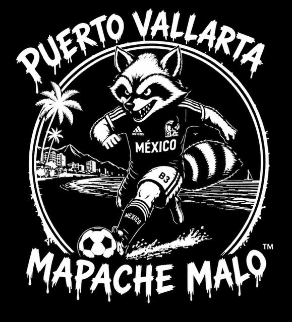 Camiseta de Fútbol Verde del Equipo Mapache Malo/Team Mapache Malo Green Soccer Shirt